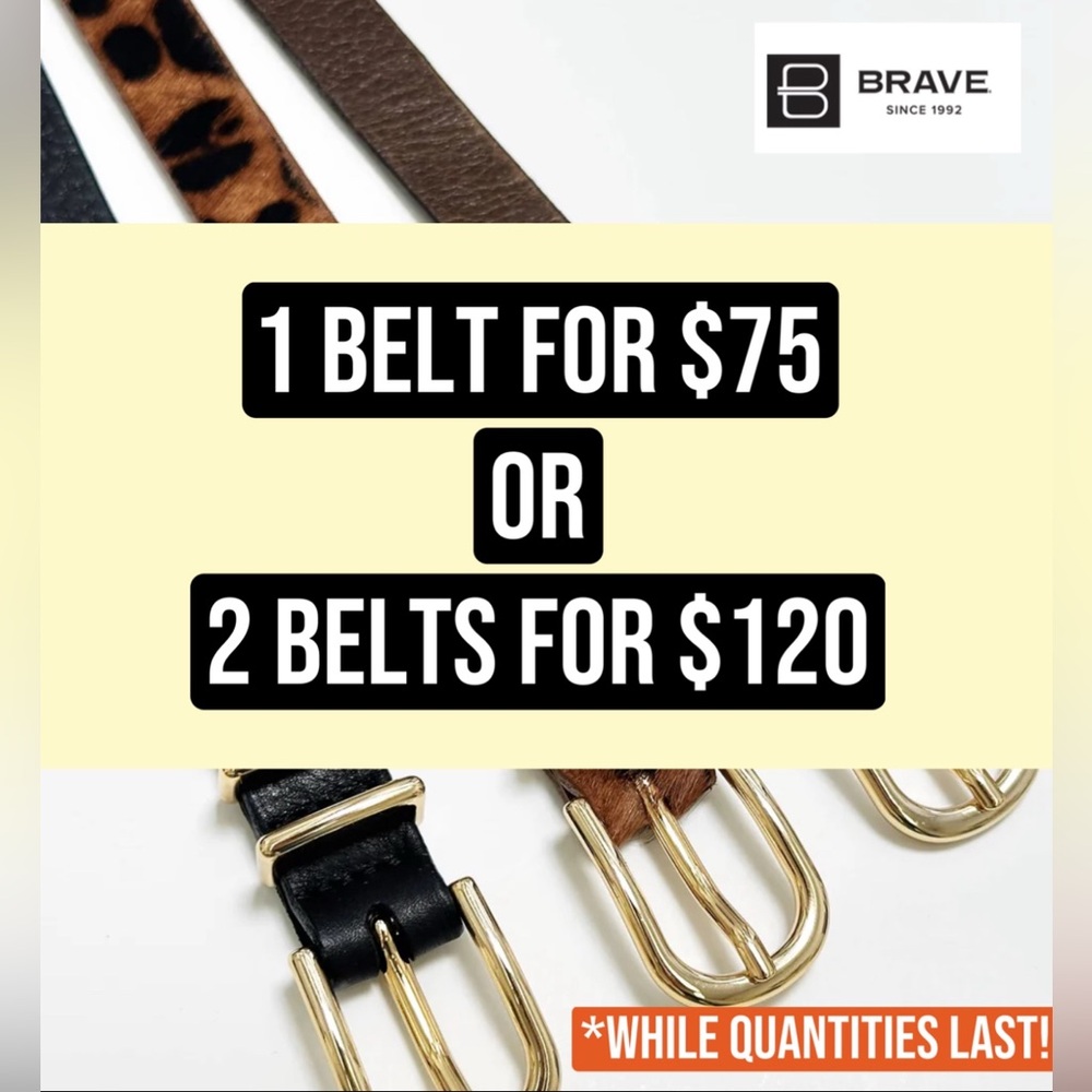 🇨🇦 Brave Leather Collection - Red Monochromatic perforated Leather Belt - Picture 2 of 9